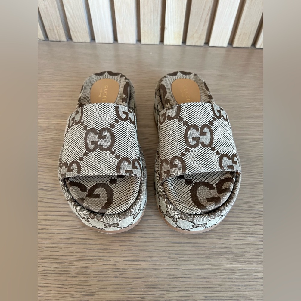 Gucci Platform Slide Sandals